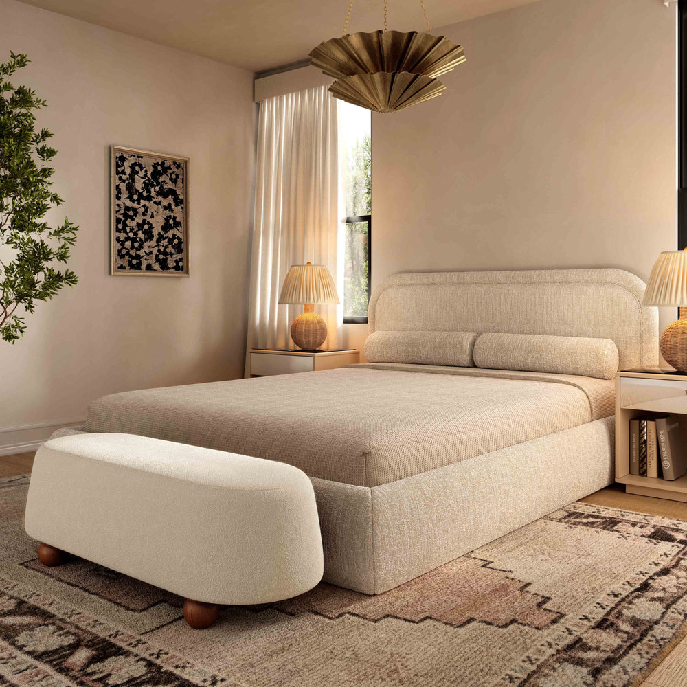 Jaine 48" Bench - Cream