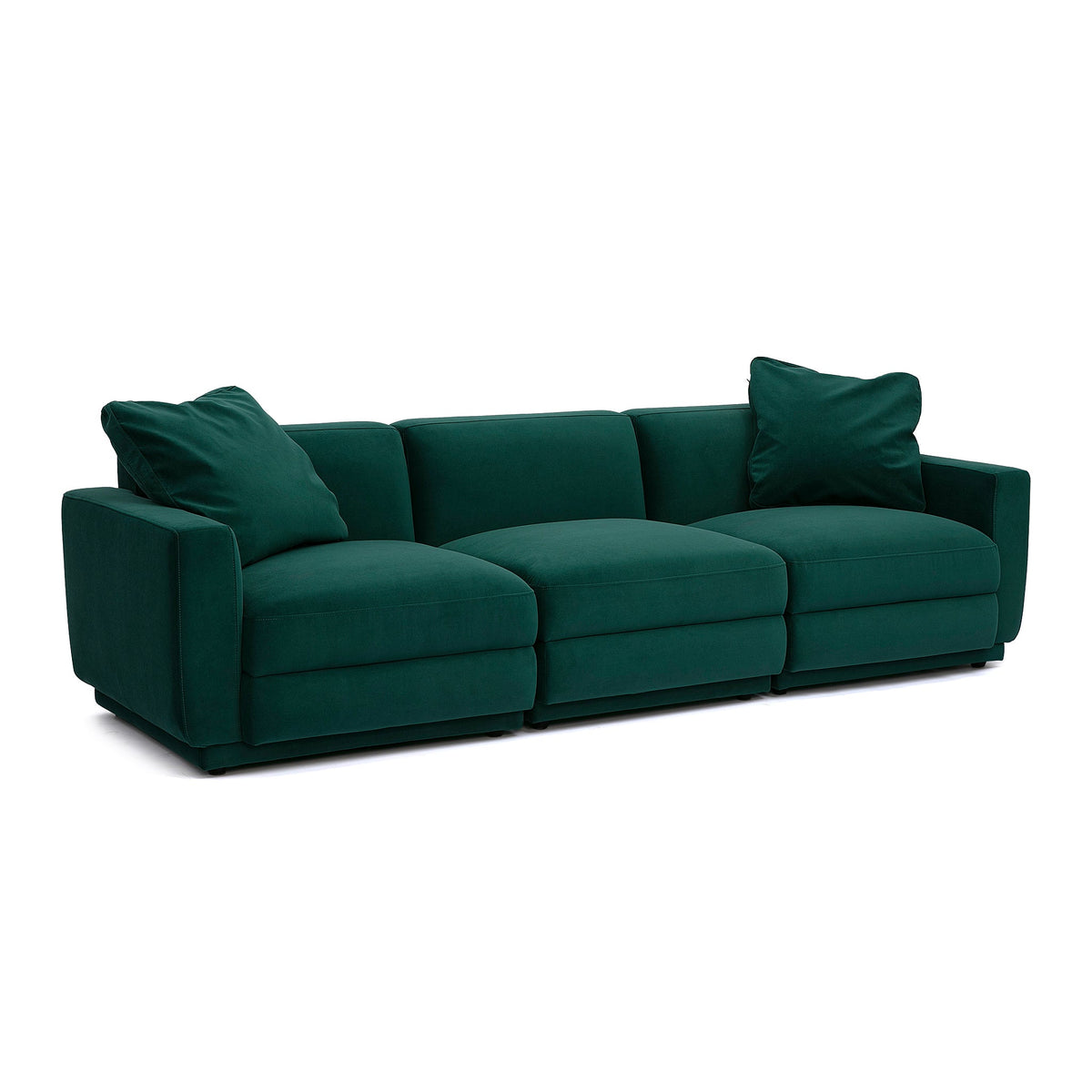 Perry Modular Sofa (96"-124") - Deep Green / 96"