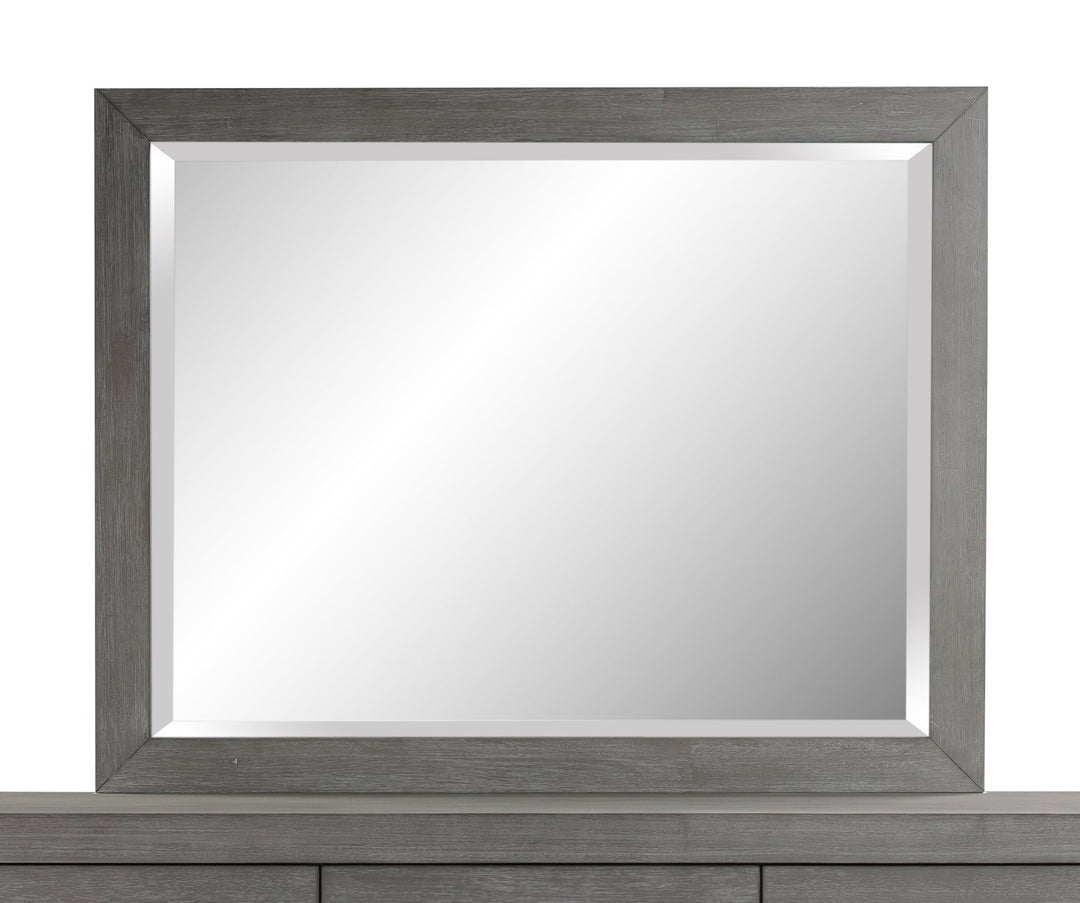Melbourne Beveled Glass Mirror in Mineral Mirror modern furniture Contempo Furniture