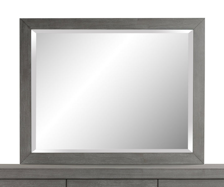 Melbourne Beveled Glass Mirror in Mineral Mirror modern furniture Contempo Furniture