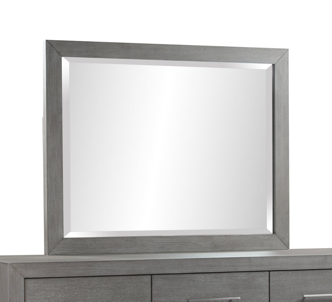 Melbourne Beveled Glass Mirror in Mineral Mirror modern furniture Contempo Furniture