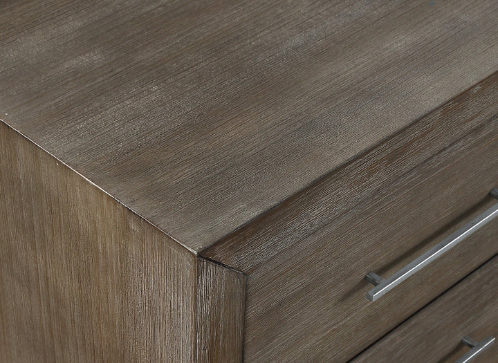 Melbourne Five Drawer Chest in Dark Pine Chest modern furniture Contempo Furniture