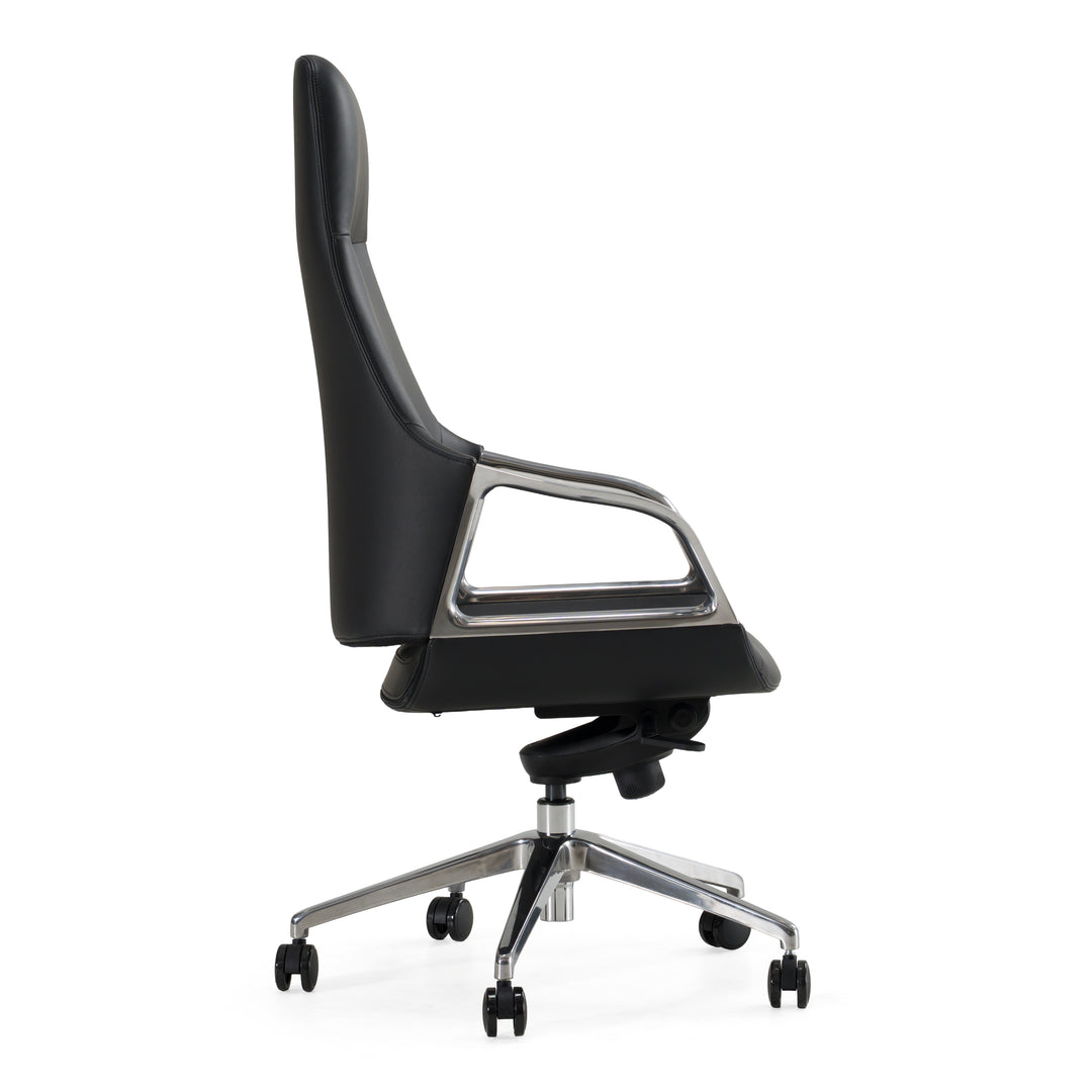 Merlo - Modern Black High Back Executive Office Chair
