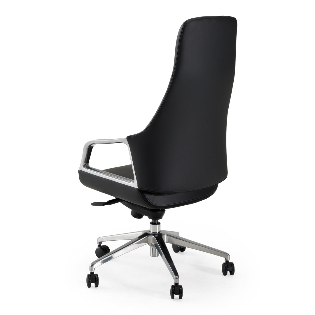 Merlo - Modern Black High Back Executive Office Chair