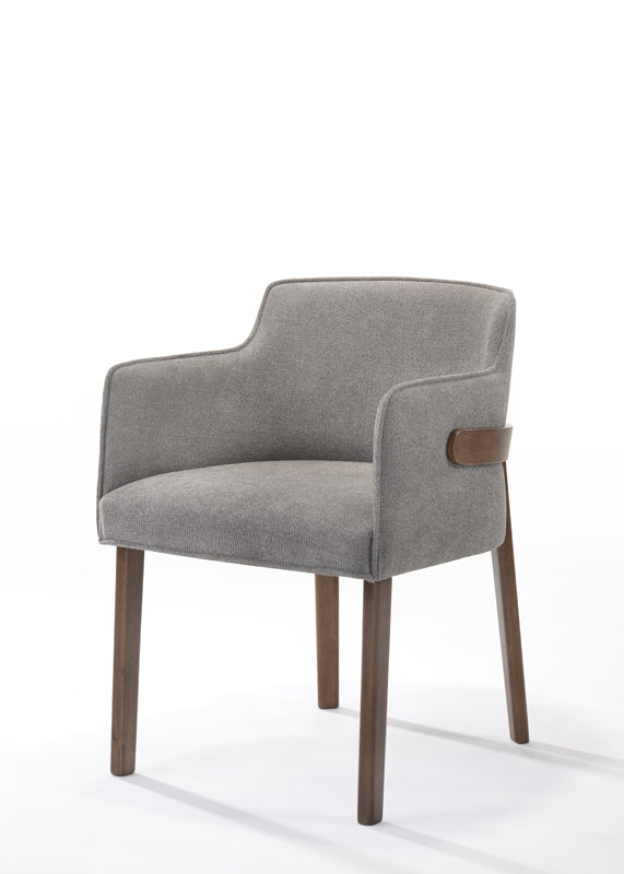 Jordan Modern Walnut & Grey Dining Set
