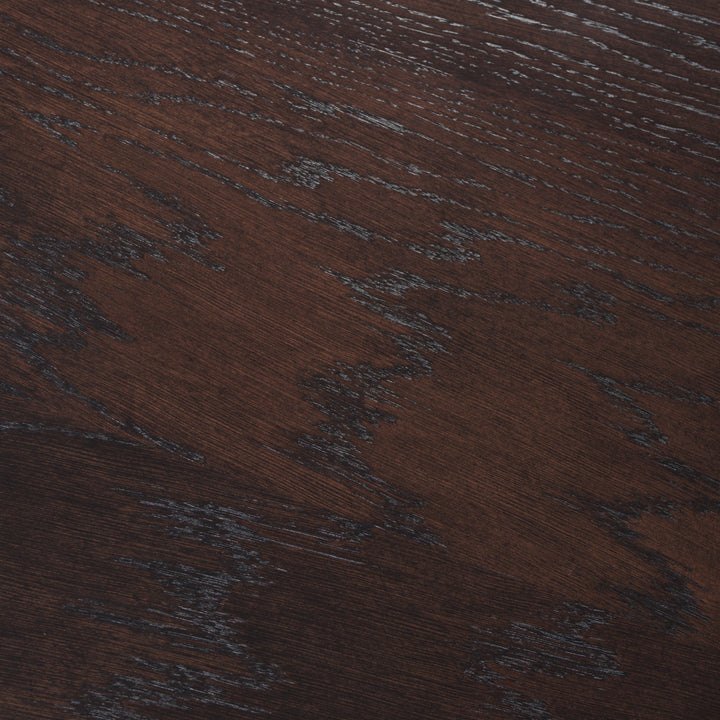 Miami  Modern Brown Round Dining Table with Extension