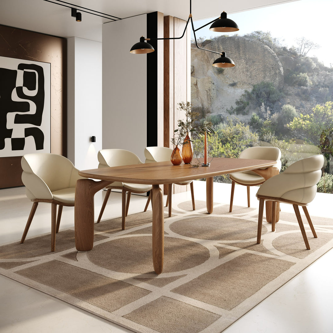Michael - Mid-Century Modern Walnut Dining Table