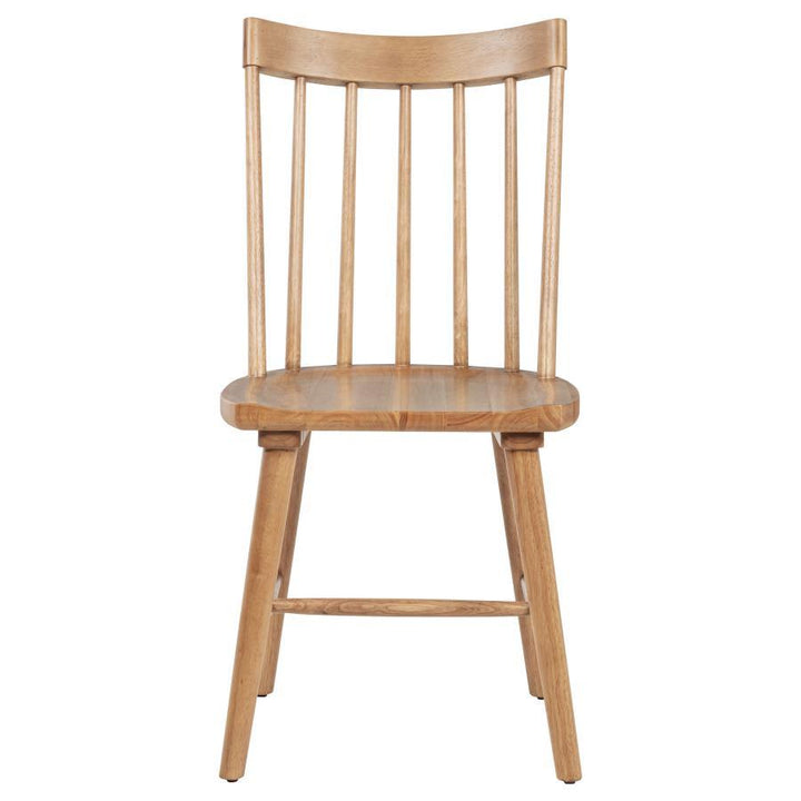 Middleton - Solid Wood Dining Side Chair Brown (Set of 2) - Natural Chair Set modern furniture Contempo Furniture