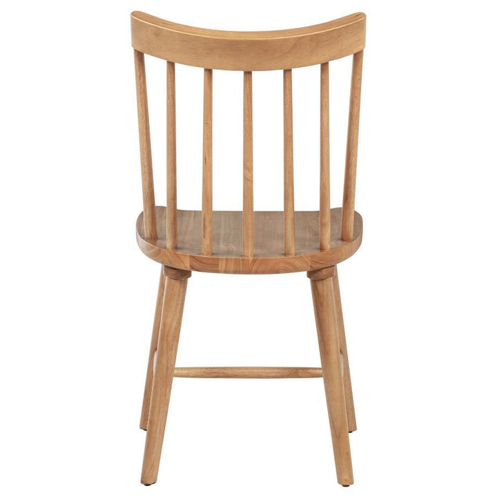 Middleton - Solid Wood Dining Side Chair Brown (Set of 2) - Natural Chair Set modern furniture Contempo Furniture