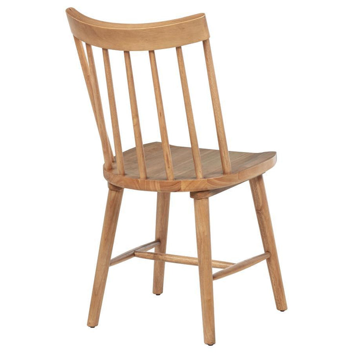 Middleton - Solid Wood Dining Side Chair Brown (Set of 2) - Natural Chair Set modern furniture Contempo Furniture