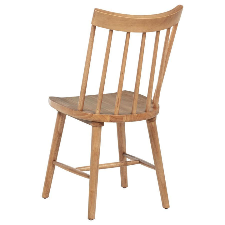 Middleton - Solid Wood Dining Side Chair Brown (Set of 2) - Natural Chair Set modern furniture Contempo Furniture