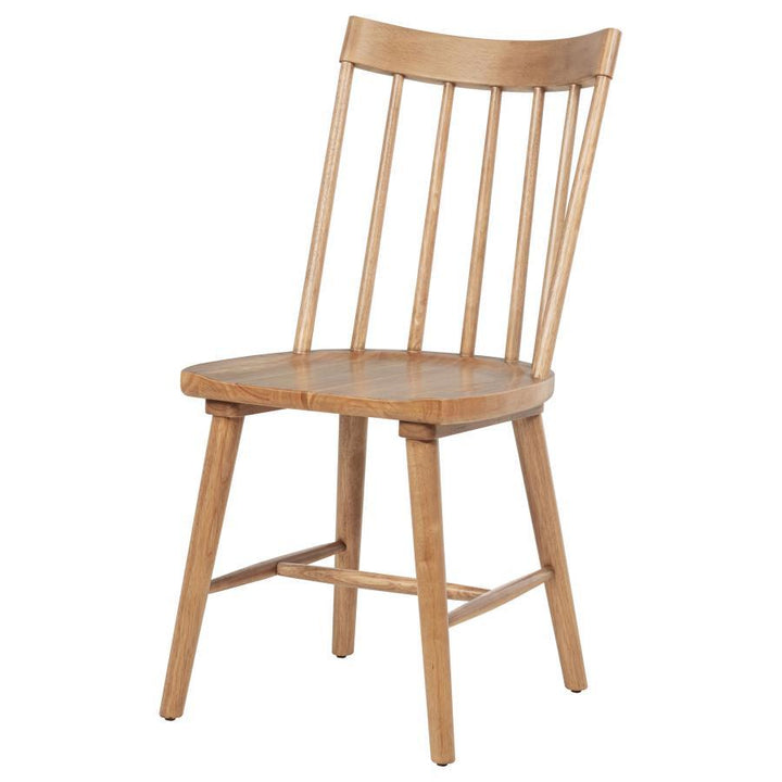 Middleton - Solid Wood Dining Side Chair Brown (Set of 2) - Natural Chair Set modern furniture Contempo Furniture