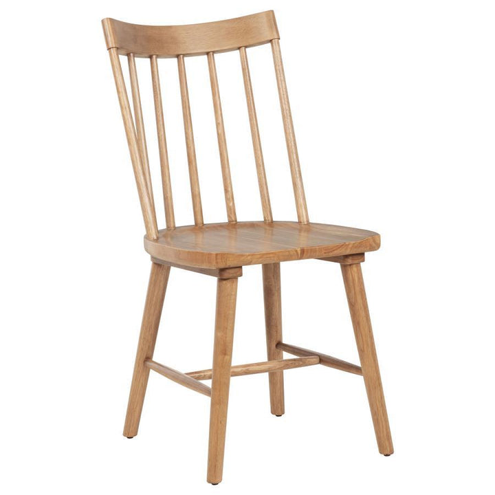 Middleton - Solid Wood Dining Side Chair Brown (Set of 2) - Natural Chair Set modern furniture Contempo Furniture