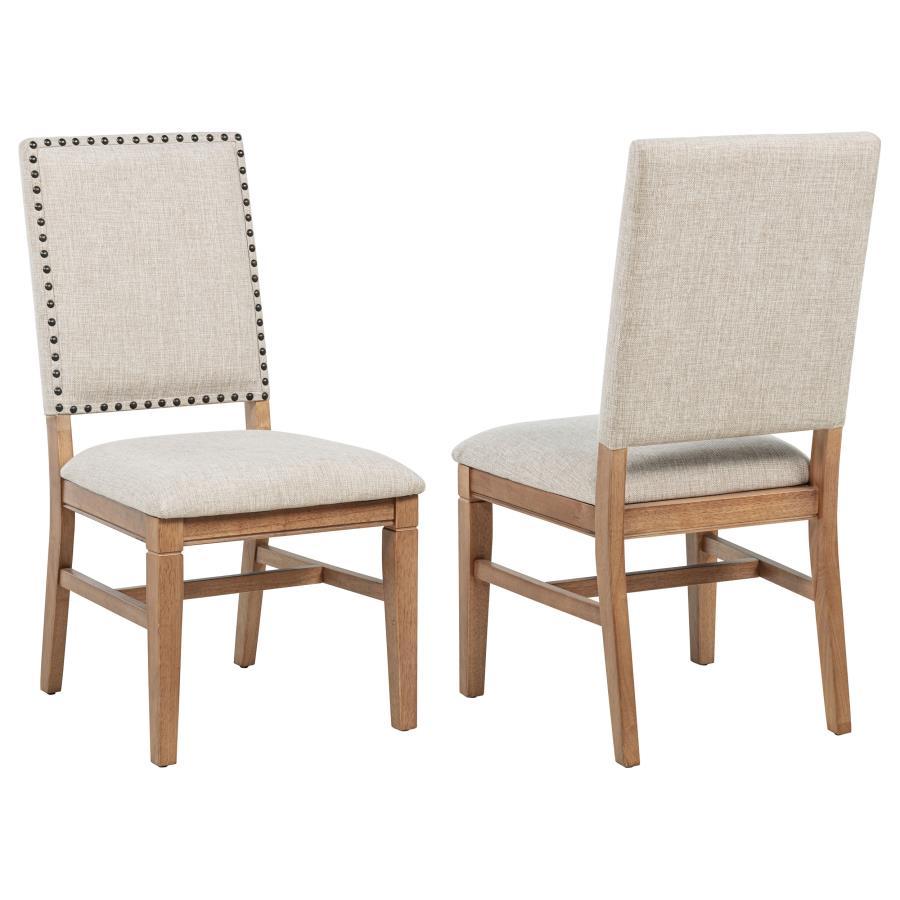 Middleton - Upholstered Dining Side Chair Beige (Set of 2) - Natural Chair Set modern furniture Contempo Furniture
