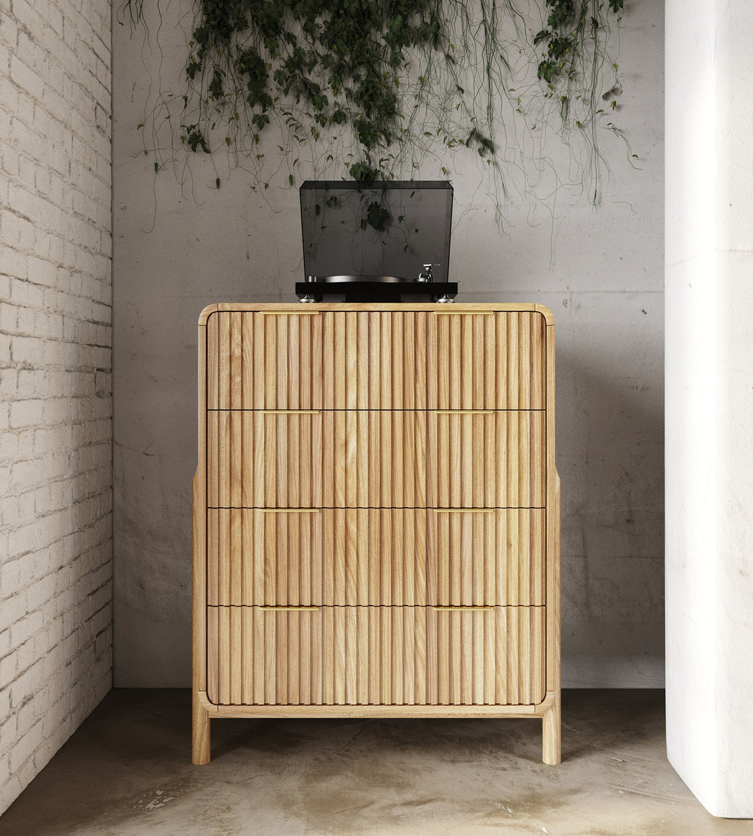 Mikala  Modern Natural Oak Chest
