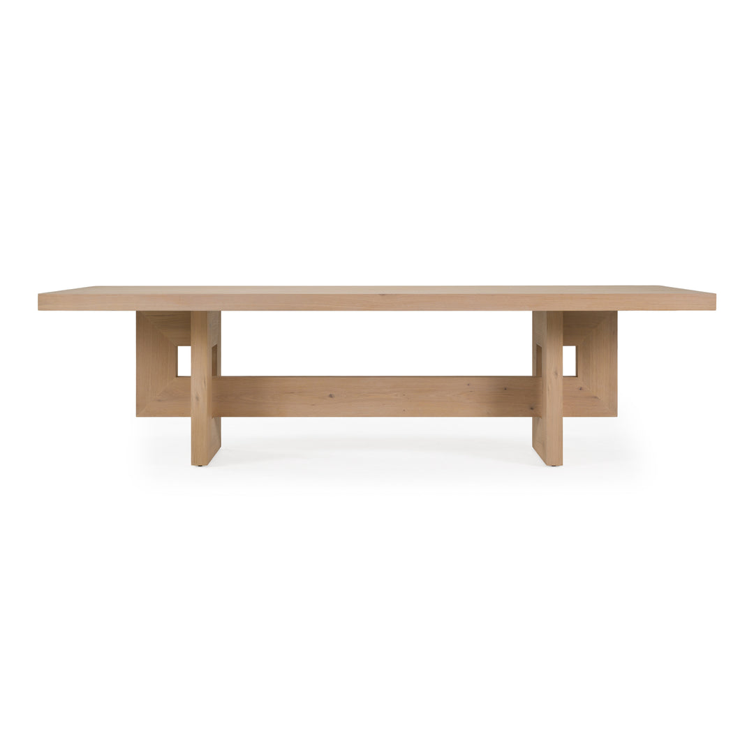 Mineola - Modern Natural White Oak Dining Table