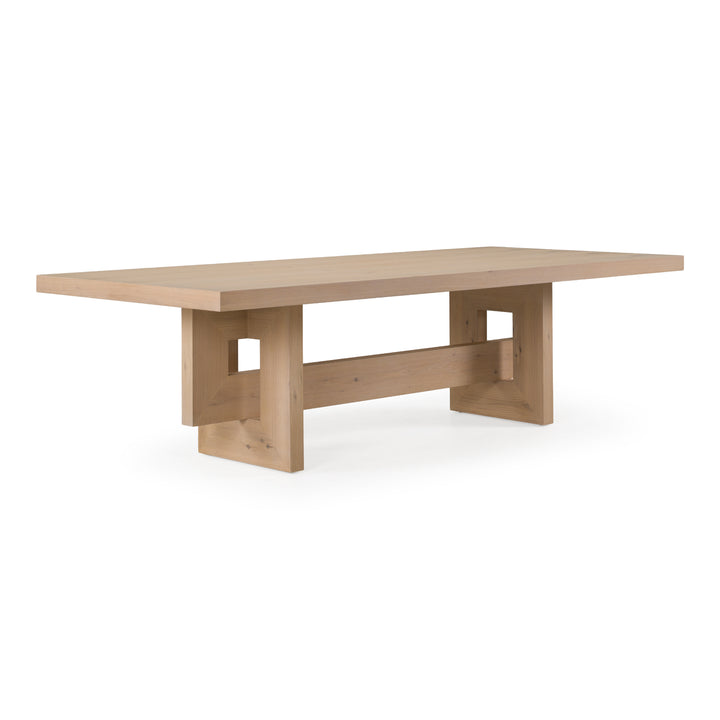 Mineola - Modern Natural White Oak Dining Table
