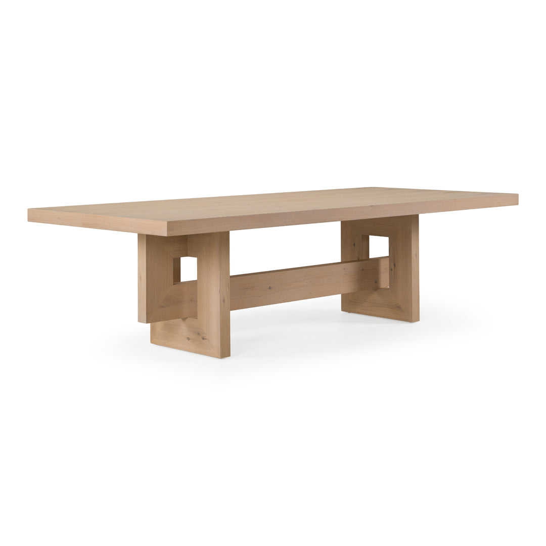 Mineola - Modern Natural White Oak Dining Table