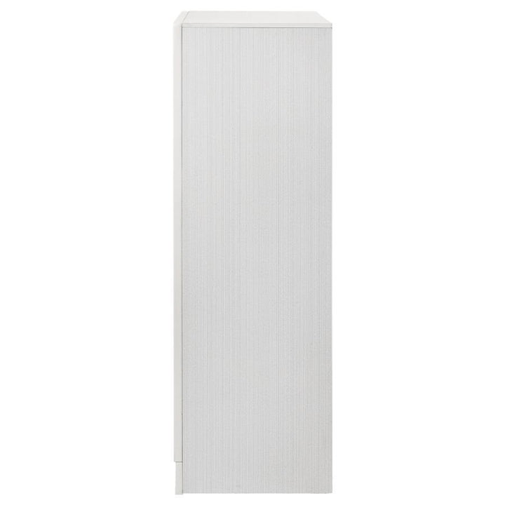 Miranda - 5 - Drawer Bedroom Chest - White Accent Chest modern furniture Contempo Furniture