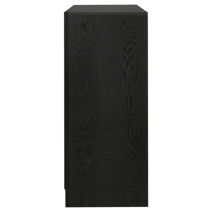 Miranda - 7 - Drawer Dresser - Black Dressers modern furniture Contempo Furniture