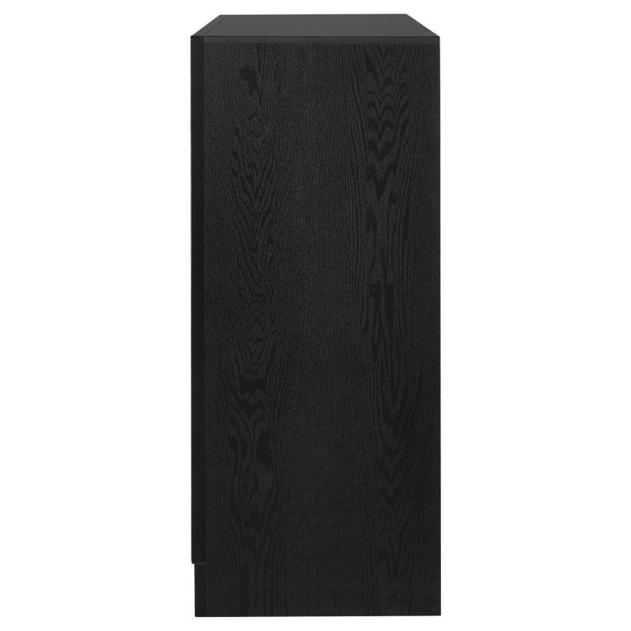 Miranda - 7 - Drawer Dresser - Black Dressers modern furniture Contempo Furniture