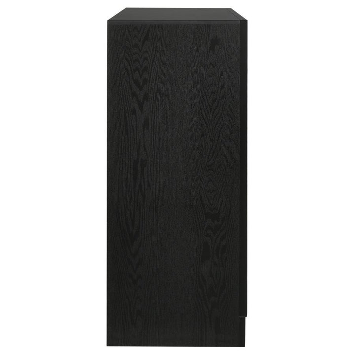 Miranda - 7 - Drawer Dresser - Black Dressers modern furniture Contempo Furniture