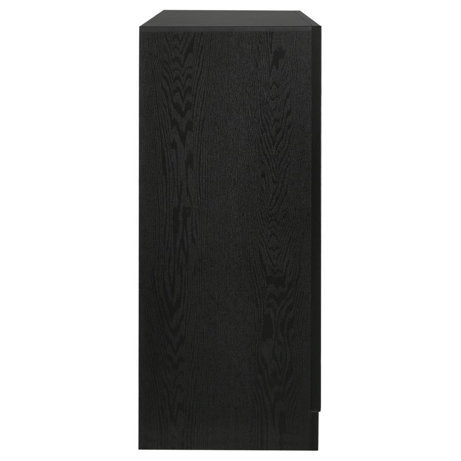 Miranda - 7 - Drawer Dresser - Black Dressers modern furniture Contempo Furniture