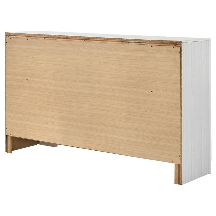 Miranda - 7 - Drawer Dresser - White Dressers modern furniture Contempo Furniture