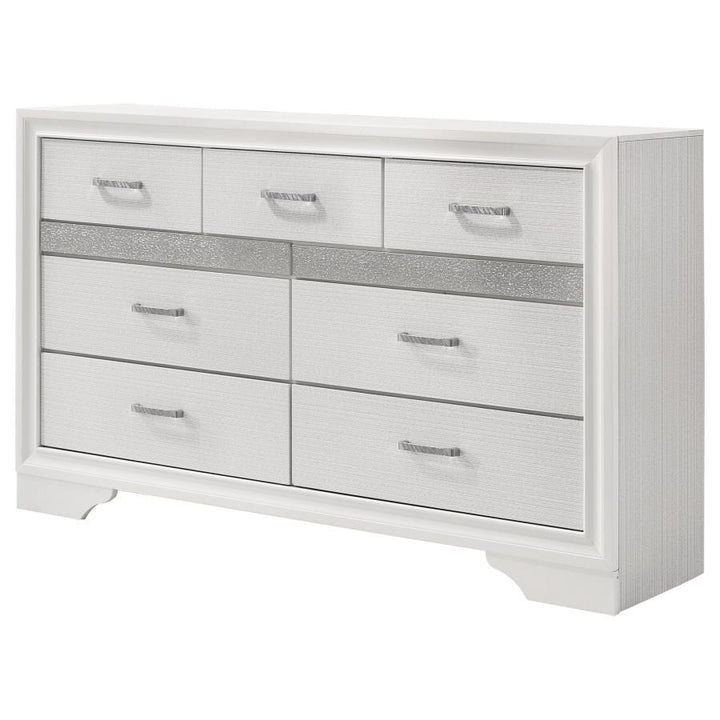 Miranda - 7 - Drawer Dresser - White Dressers modern furniture Contempo Furniture