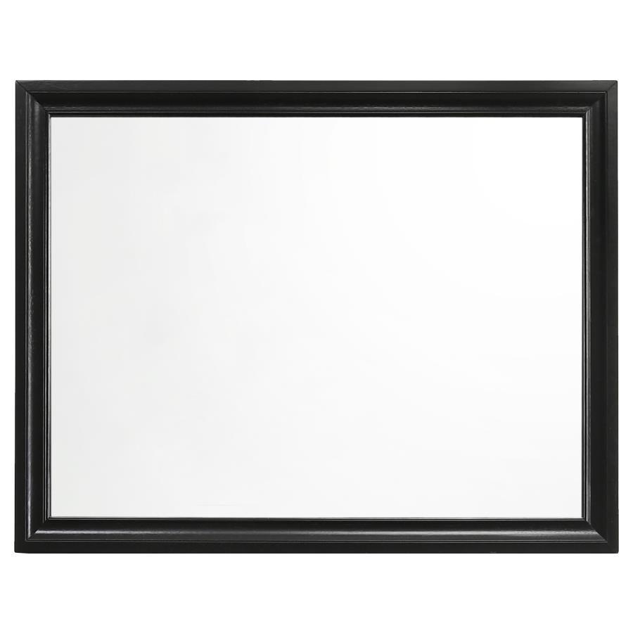 Miranda - Dresser Mirror - Black Mirror modern furniture Contempo Furniture
