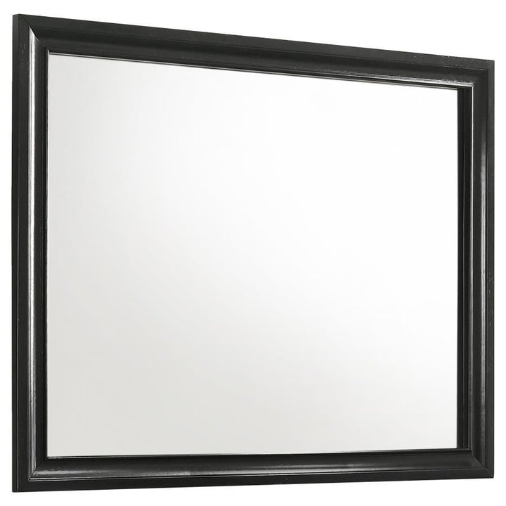 Miranda - Dresser Mirror - Black Mirror modern furniture Contempo Furniture