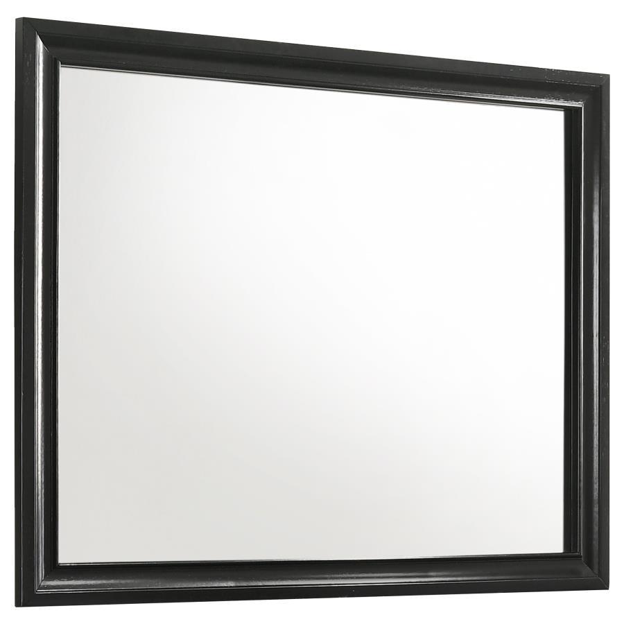 Miranda - Dresser Mirror - Black Mirror modern furniture Contempo Furniture