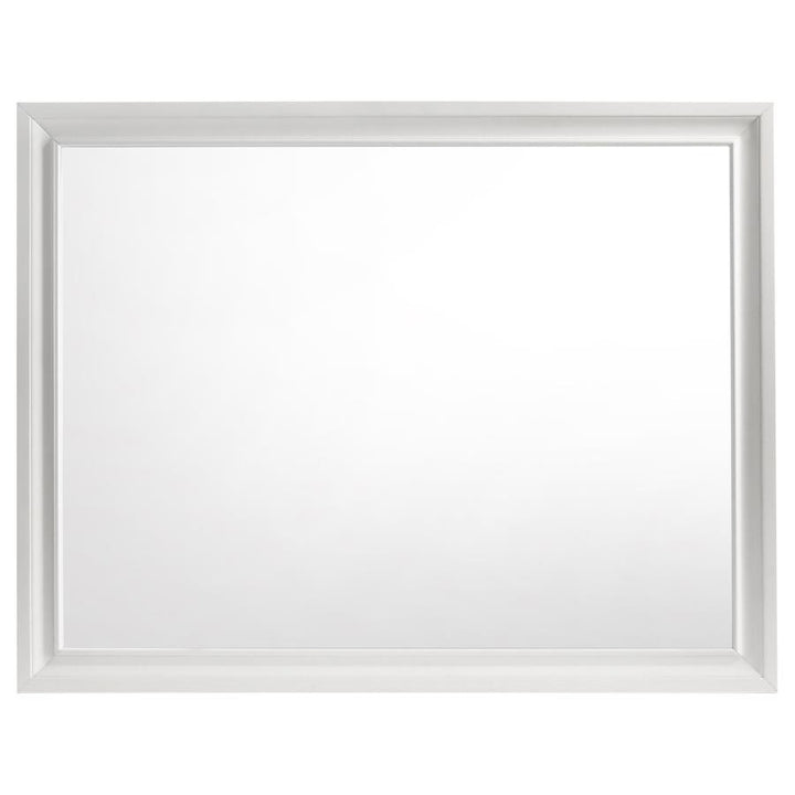 Miranda - Dresser Mirror - White Mirror modern furniture Contempo Furniture