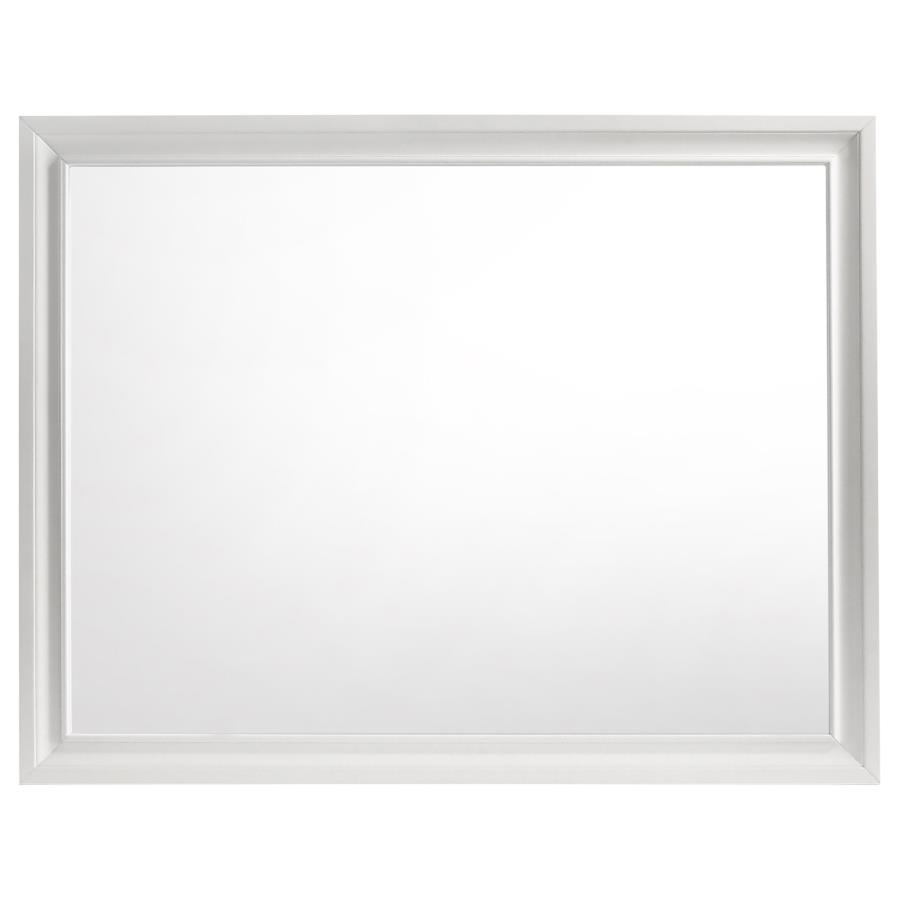 Miranda - Dresser Mirror - White Mirror modern furniture Contempo Furniture