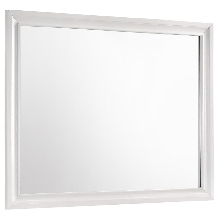 Miranda - Dresser Mirror - White Mirror modern furniture Contempo Furniture