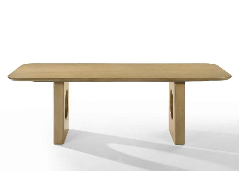 Oshana - Modern White Oak Dining Set
