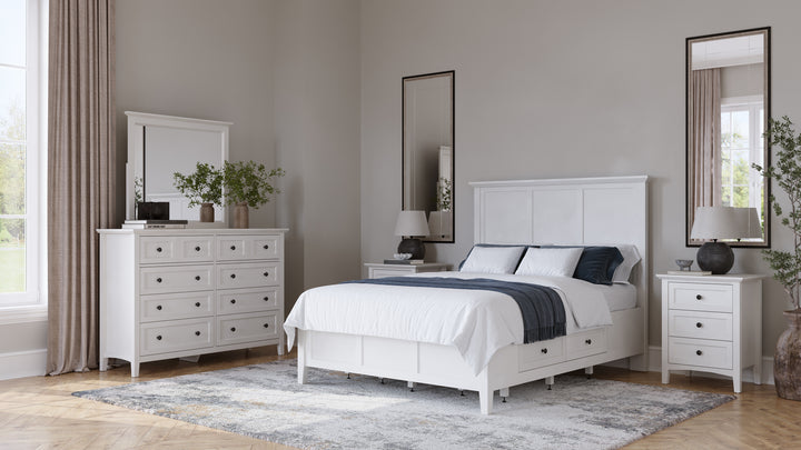 Modus Furniture Pnra82A Grace Eight Drawer Dresser In Snowfall White 2024