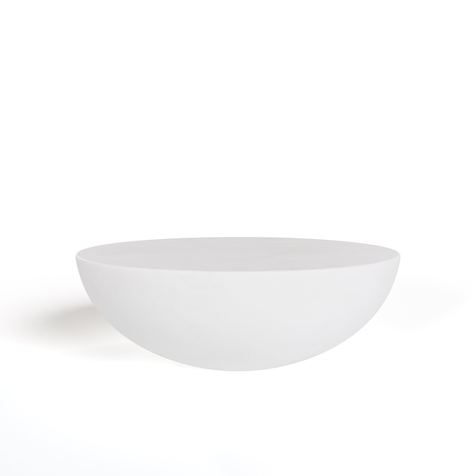Bronte - Modern White Concrete Round Coffee Table