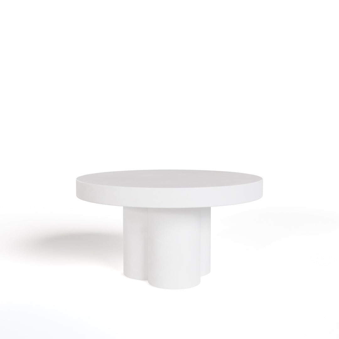 Bruni - Modern White Concrete Coffee Table