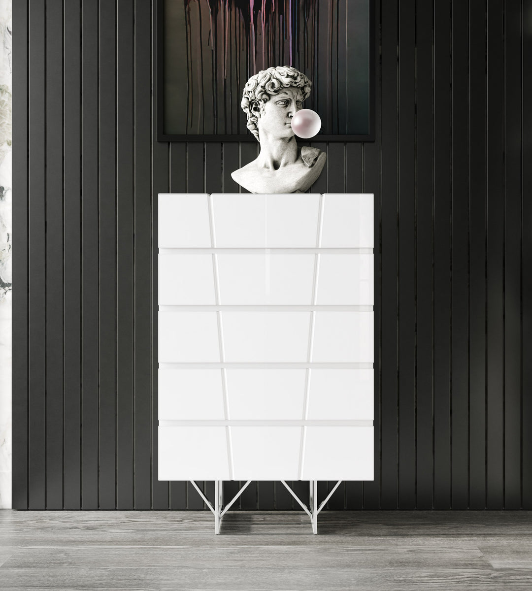 Chrysler Modern White Chest