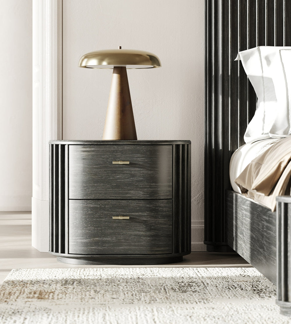Fields - Modern Black Acacia Bedroom Set - View 5