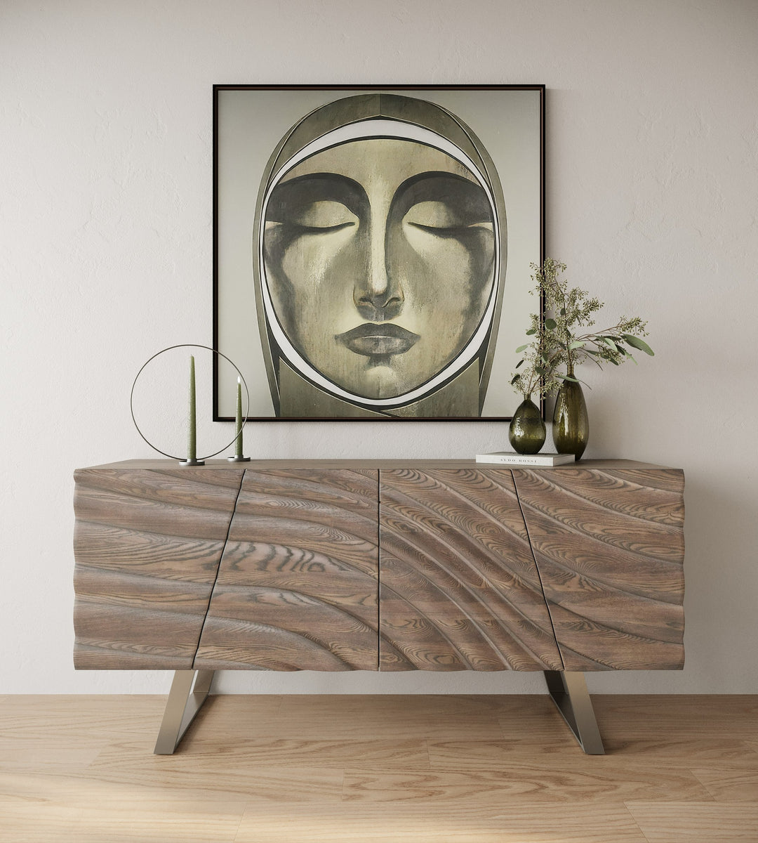 Finley Mid-Century Grey Ash Buffet