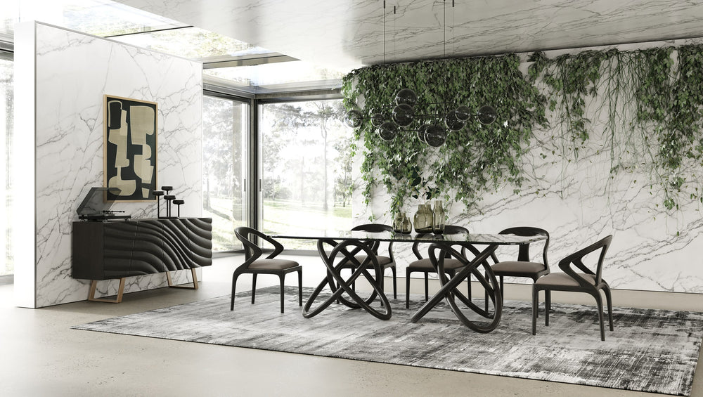 Finley Mid-Century Black & Gold Buffet - View 2