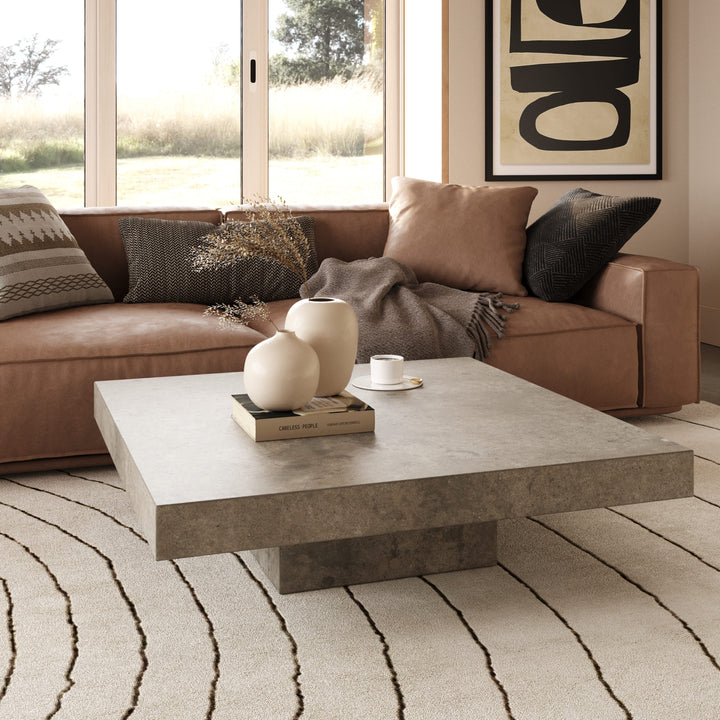 Morley Modern Concrete Coffee Table