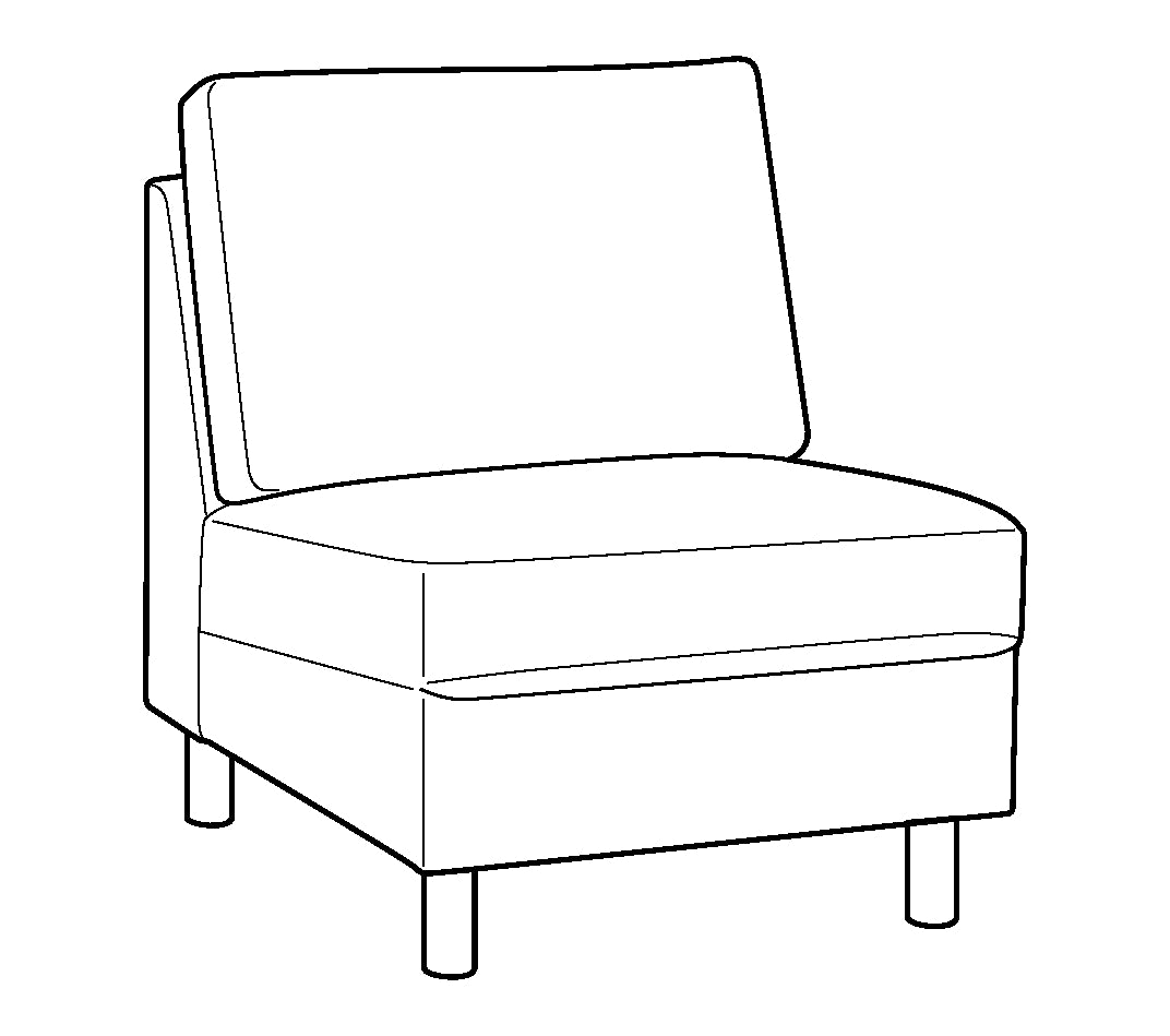 Luonto Moduli Armless Chair