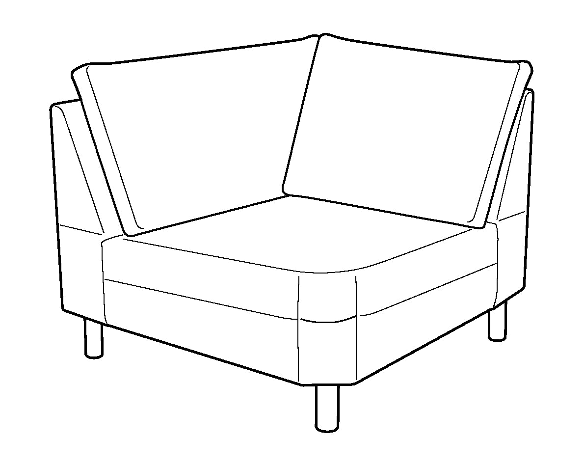 Luonto Moduli Square Corner