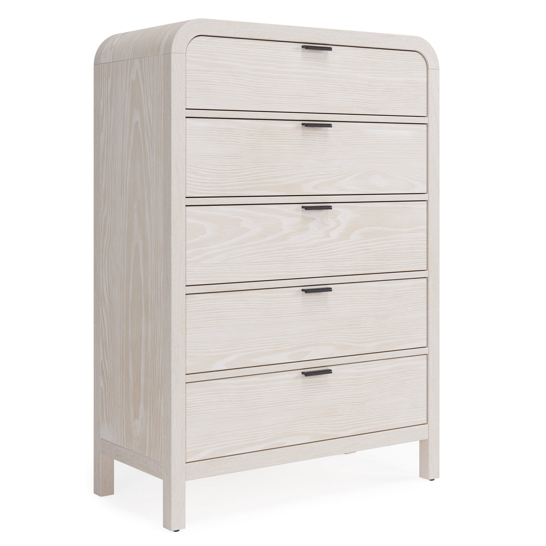 Modus Furniture Nknf84 Drake Five Drawer Chest In Sugar