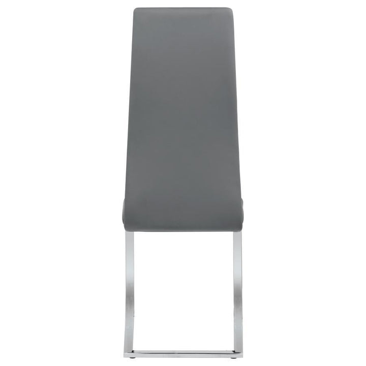 Montclair - Upholstered Dining Side Chair (Set of 4) - Gray Chair Set modern furniture Contempo Furniture