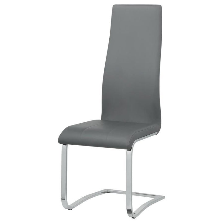 Montclair - Upholstered Dining Side Chair (Set of 4) - Gray Chair Set modern furniture Contempo Furniture