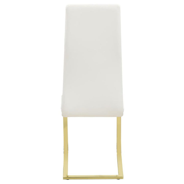 Montclair - Upholstered Dining Side Chair (Set of 4) - White Chair Set modern furniture Contempo Furniture